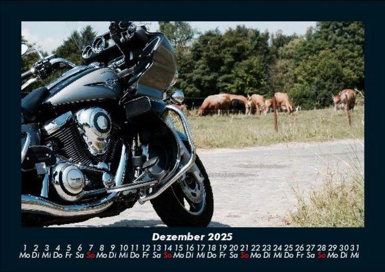 Produktbild: Motorräder 2025 Fotokalender DIN A5