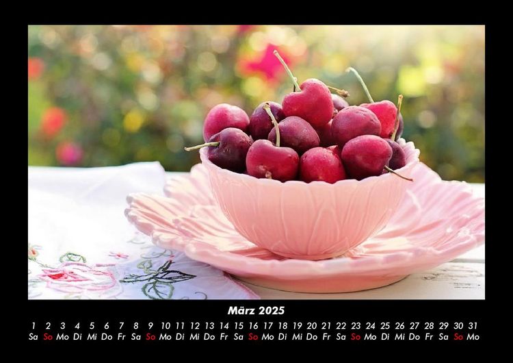 Produktbild: Obstkalender 2025 Fotokalender DIN A3