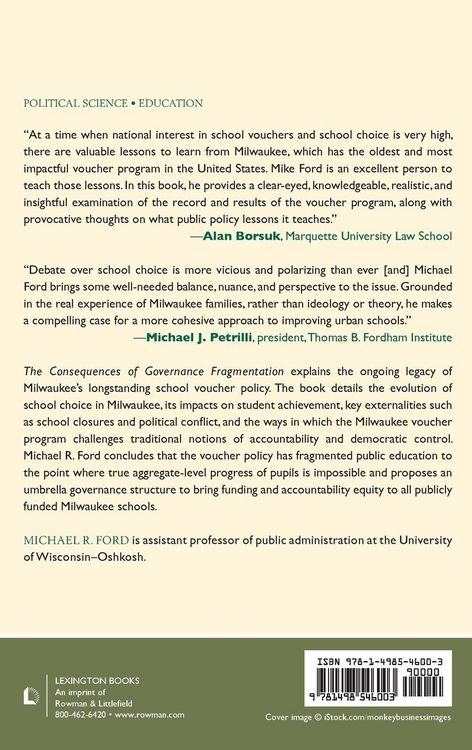 Produktbild: Consequences of Governance Fragmentation