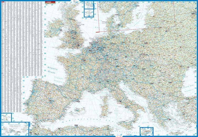 Produktbild: Europa 1 : 4 000 000
