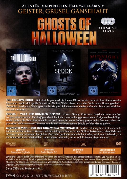Produktbild: Ghosts of Halloween [3 DVDs]