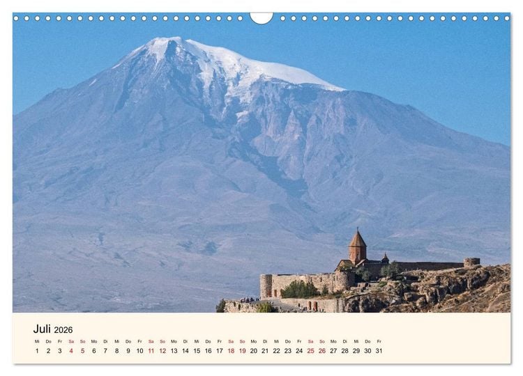 Produktbild: Der Kaukasus - Entdeckungen zwischen Asien und Europa (Wandkalender 2026 DIN A3 quer), CALVENDO Monatskalender
