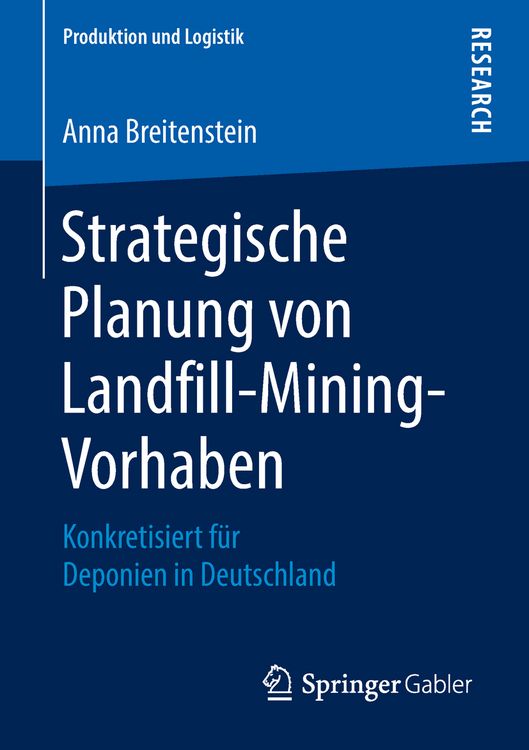 Produktbild: Strategische Planung von Landfill-Mining-Vorhaben