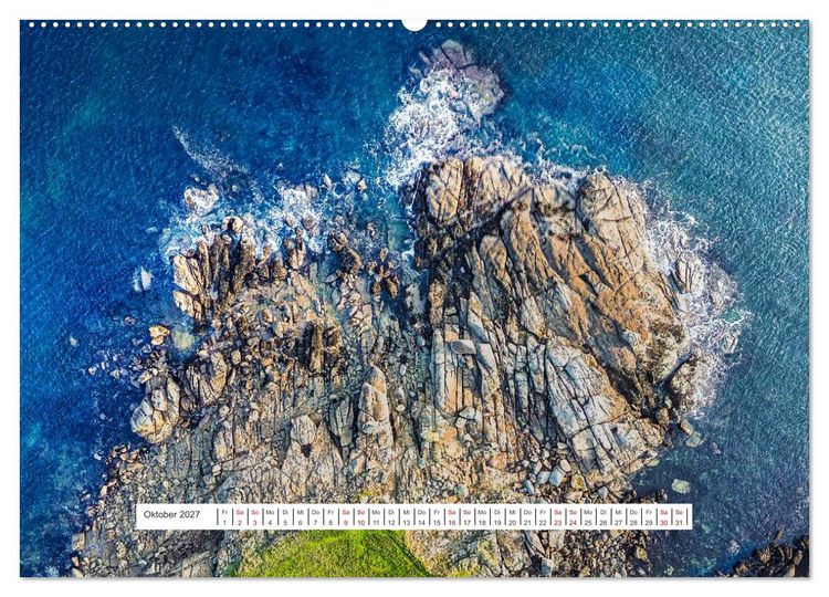 Produktbild: Die Sonne der Bretagne &ndash; Zwischen Himmel und Erde (hochwertiger Premium Wandkalender 2027 DIN A2 quer), Kunstdruck in Hochglanz