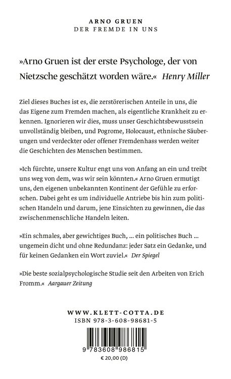 Produktbild: Der Fremde in uns
