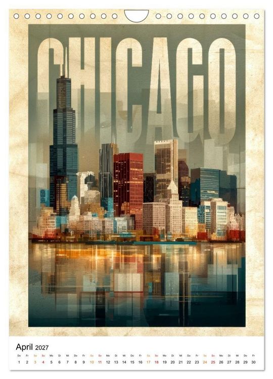 Produktbild: USA - Retro Journeys (Wandkalender 2027 DIN A4 hoch), CALVENDO Monatskalender
