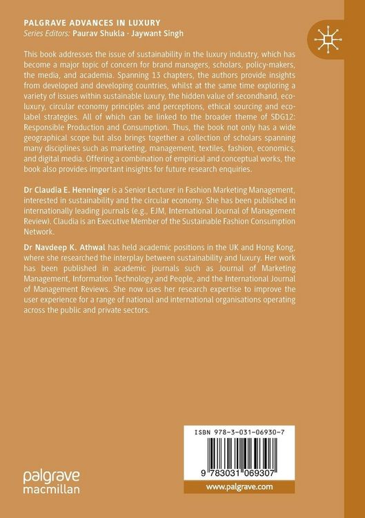 Produktbild: Sustainable Luxury