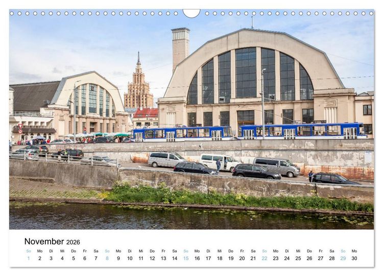 Produktbild: Riga - Metropole des Baltikums (Wandkalender 2026 DIN A3 quer), CALVENDO Monatskalender