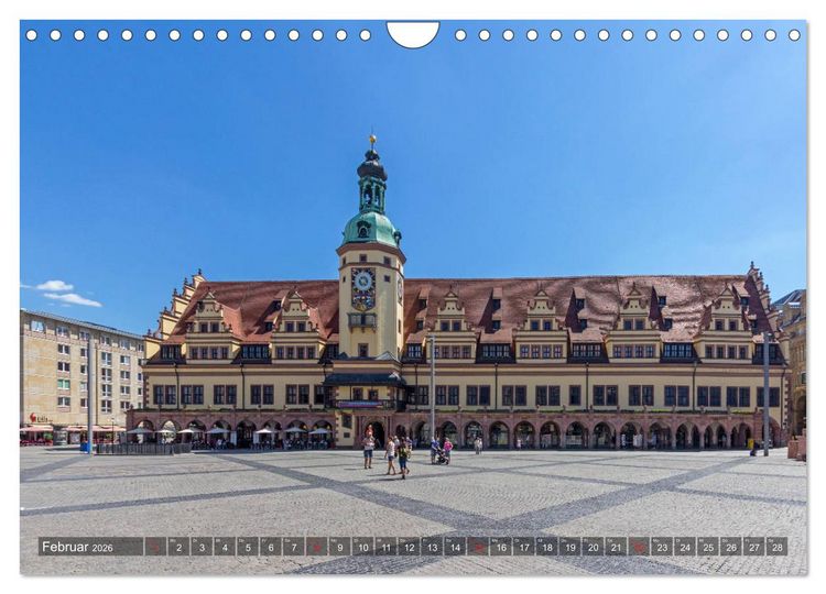 Produktbild: Ein Sommertag in Leipzig (Wandkalender 2026 DIN A4 quer), CALVENDO Monatskalender