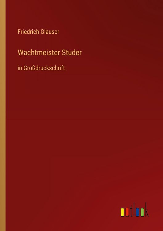 Produktbild: Wachtmeister Studer