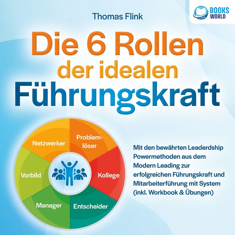 Produktbild: Die 6 Rollen der idealen F&uuml;hrungskraft: Mit den bew&auml;hrten Leaderdship Powermethoden aus dem Modern Leading zur erfolgreichen F&uuml;hrungskraft und Mitarbeiterf&uuml;hrung mit System (inkl. Workbook & &Uuml;bungen)