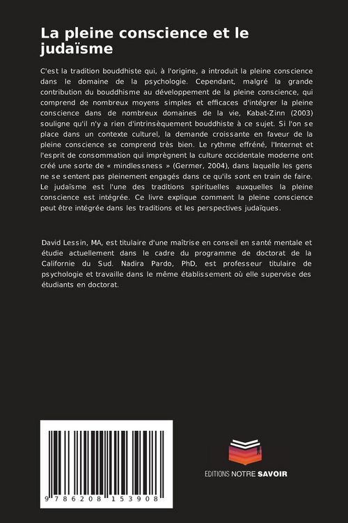 Produktbild: La pleine conscience et le juda&iuml;sme