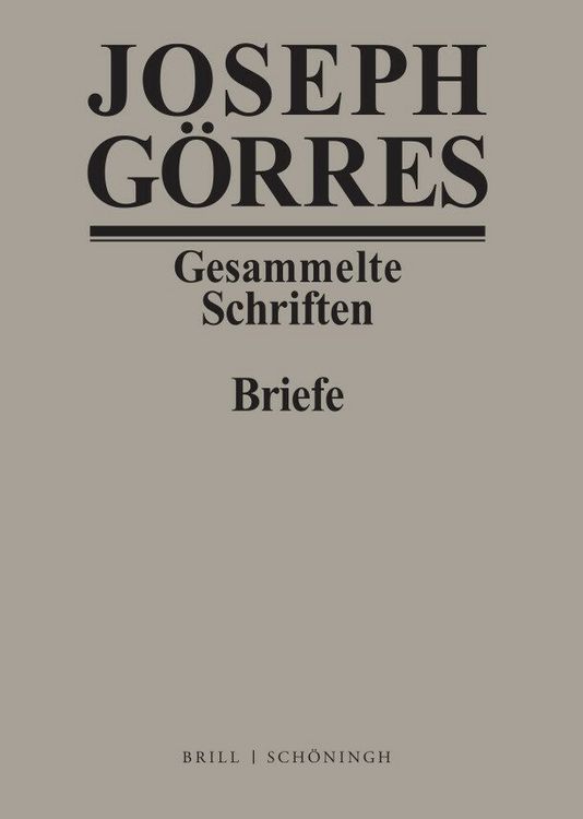 Produktbild: Joseph G&ouml;rres. Briefe Band 3
