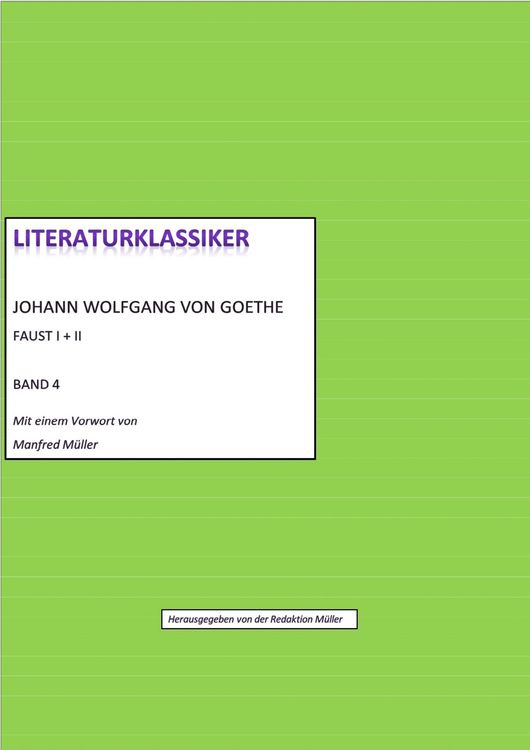 Produktbild: Johann Wolfgang von Goethe - Faust I + II