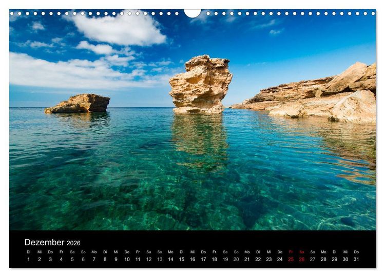 Produktbild: Ibiza und seine Farben (Wandkalender 2026 DIN A3 quer), CALVENDO Monatskalender