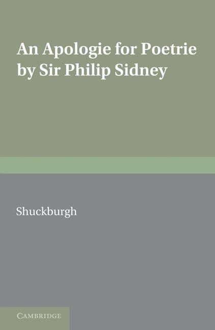 Produktbild: An Apologie for Poetrie by Sir Philip Sidney