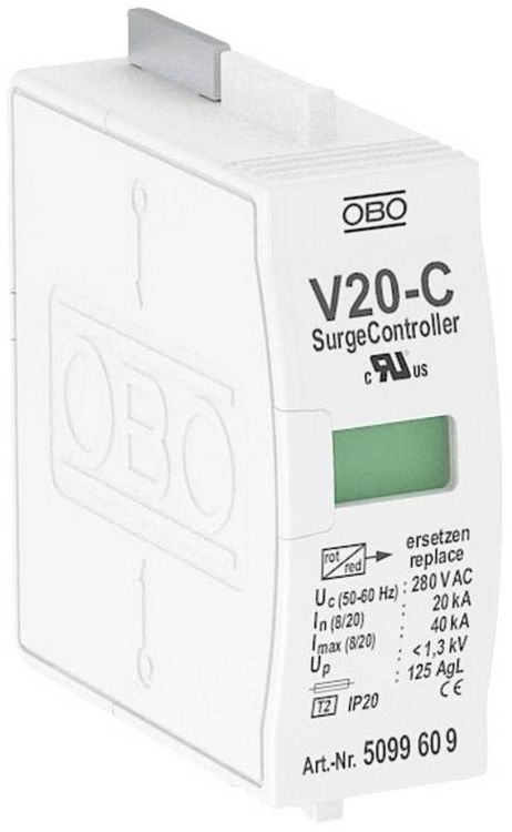 Produktbild: OBO Bettermann Oberteil f.&Uuml;bersp.ableiter V20-C 0-280