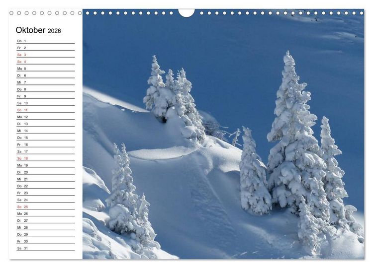 Produktbild: Winterm&auml;rchen. Landschaften im Schnee (Wandkalender 2026 DIN A3 quer), CALVENDO Monatskalender