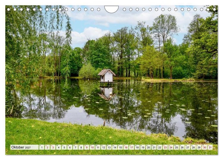 Produktbild: Parks und Wasserlandschaften (Wandkalender 2027 DIN A4 quer), CALVENDO Monatskalender