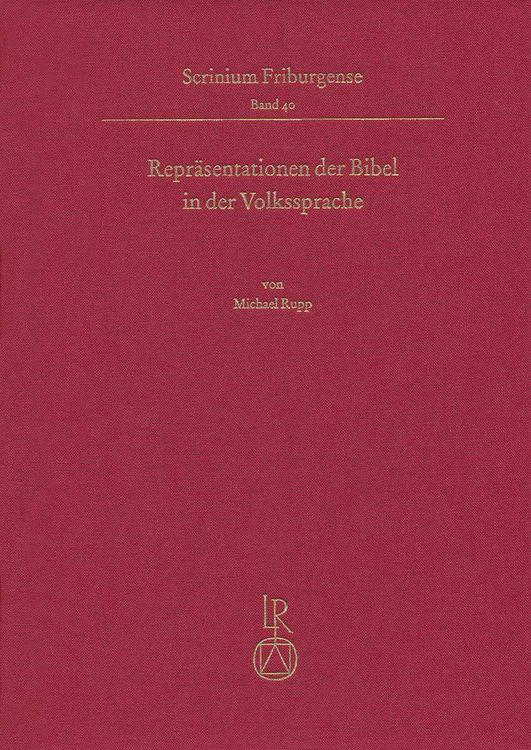 Produktbild: Repr&auml;sentationen der Bibel in der Volkssprache