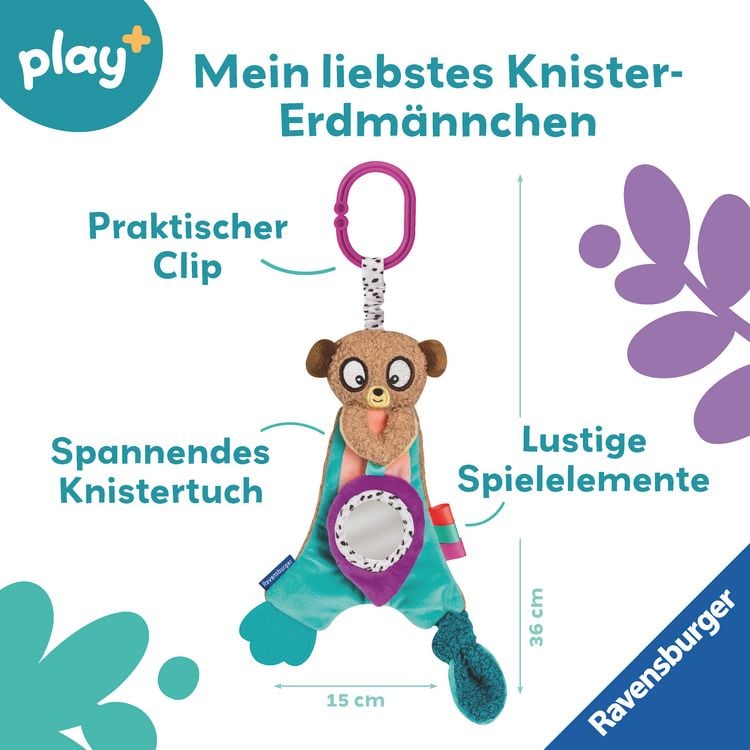 Produktbild: Play+ Knister-Erdm&auml;nnchen - ab 0 Monate