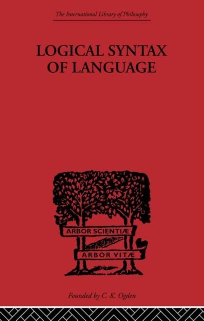 Produktbild: Carnap, R: Logical Syntax of Language