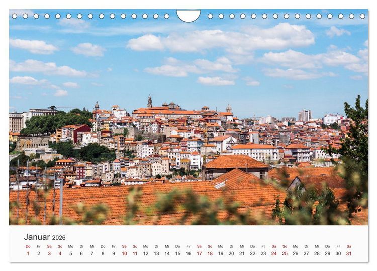 Produktbild: Portugal - wundervolle Natur (Wandkalender 2026 DIN A4 quer), CALVENDO Monatskalender