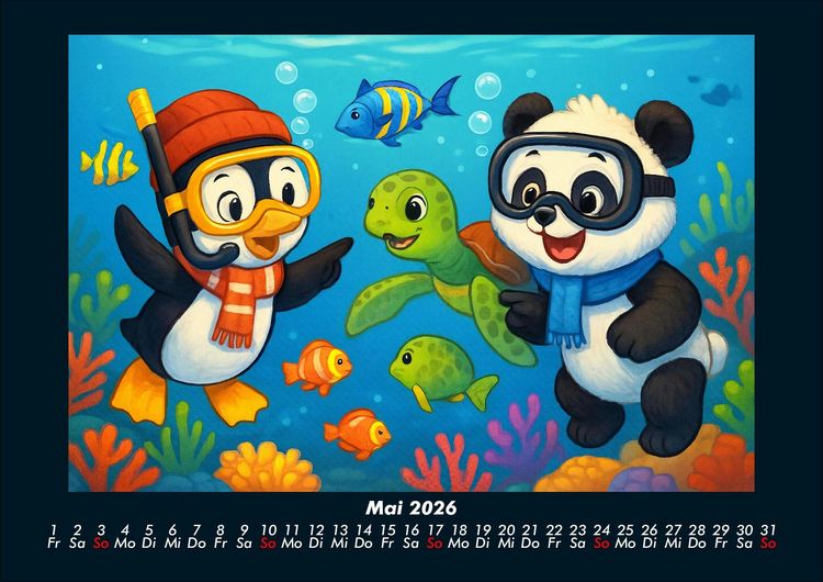 Produktbild: Pico & Pippin in Australien 2026 Fotokalender DIN A4
