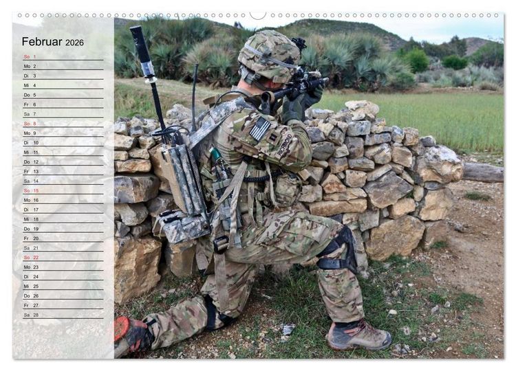 Produktbild: Spezialeinheiten &bull; U.S. Special Forces (hochwertiger Premium Wandkalender 2026 DIN A2 quer), Kunstdruck in Hochglanz
