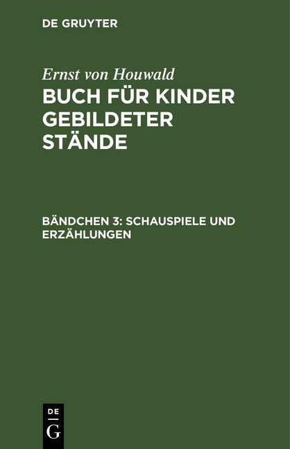 Produktbild: Schauspiele und Erz&auml;hlungen