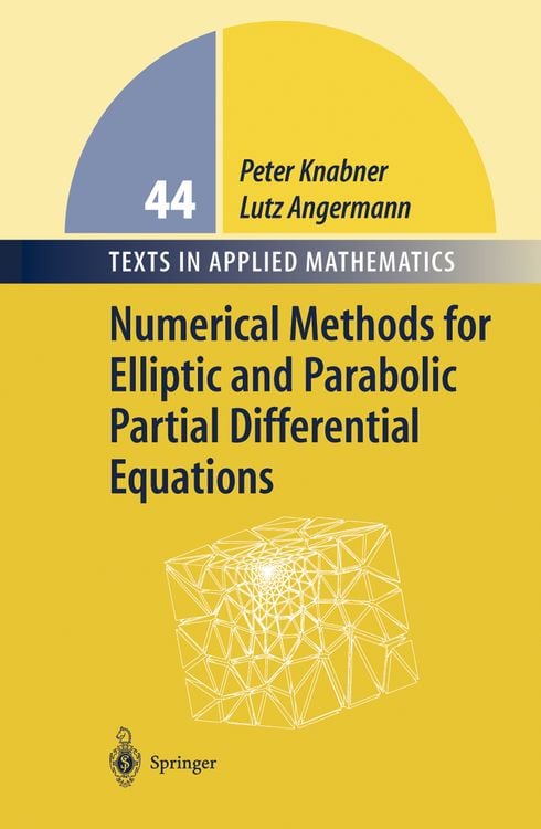 Produktbild: Numerical Methods for Elliptic and Parabolic Partial Differential Equations