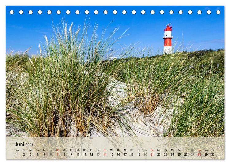 Produktbild: Nordsee - Traum (Tischkalender 2026 DIN A5 quer), CALVENDO Monatskalender