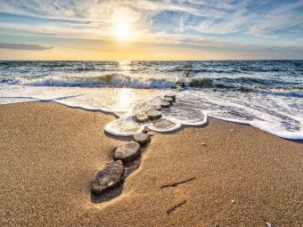 Produktbild: CALVENDO Puzzle Ein Motiv aus dem Kalender Lichtspiele auf der Halbinsel Dar&szlig; | 1000 Teile Lege-Gr&ouml;&szlig;e 64x48cm Foto-Puzzle f&uuml;r gl&uuml;ckliche Stunden