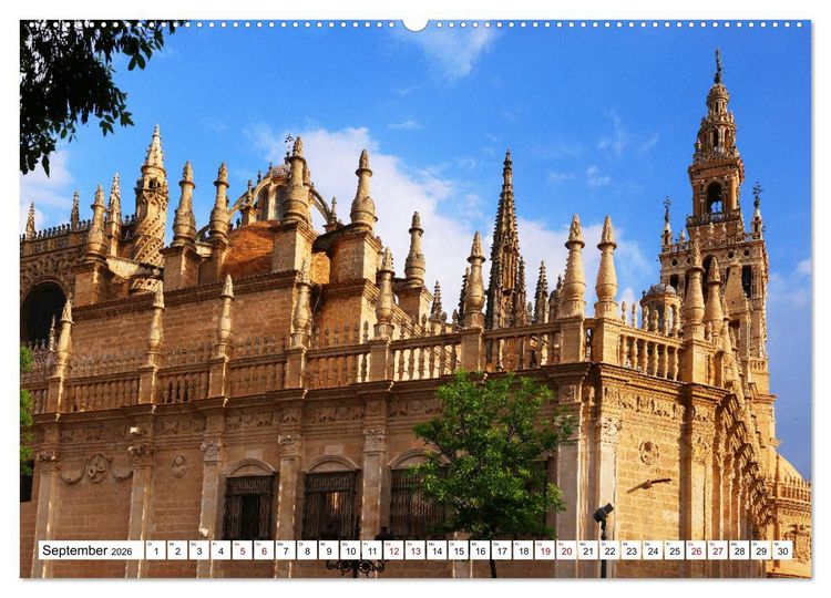 Produktbild: Santa Mar&iacute;a de la Sede (Wandkalender 2026 DIN A2 quer), CALVENDO Monatskalender