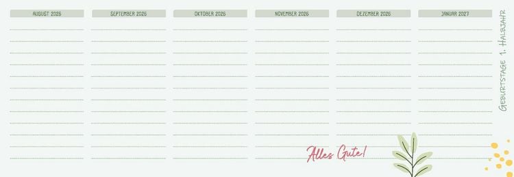 Produktbild: Mein Wochen-Tischkalender f&uuml;r das Schuljahr 2026/2027