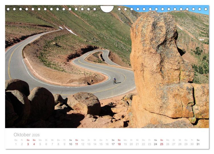 Produktbild: Colorado - H&ouml;henrausch mit dem Rennrad (Wandkalender 2026 DIN A4 quer), CALVENDO Monatskalender