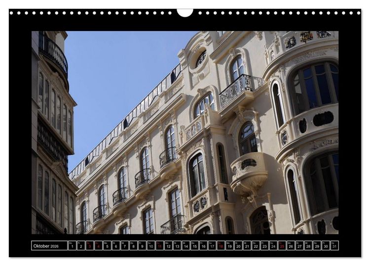 Produktbild: M&aacute;laga - 50mm (Wandkalender 2026 DIN A3 quer), CALVENDO Monatskalender