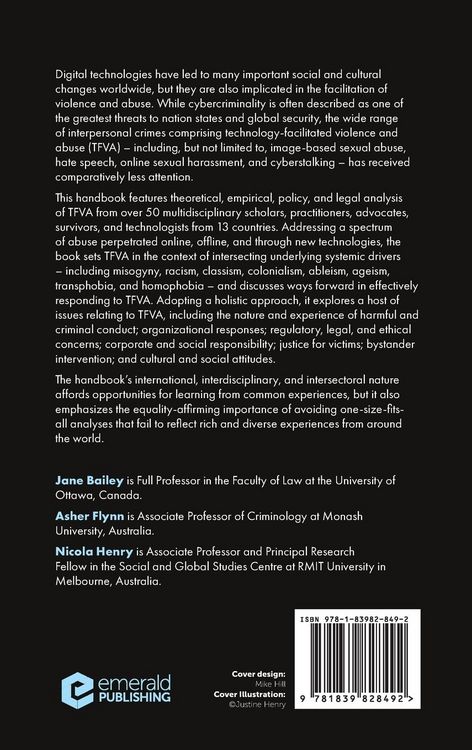 Produktbild: The Emerald International Handbook of Technology-Facilitated Violence and Abuse