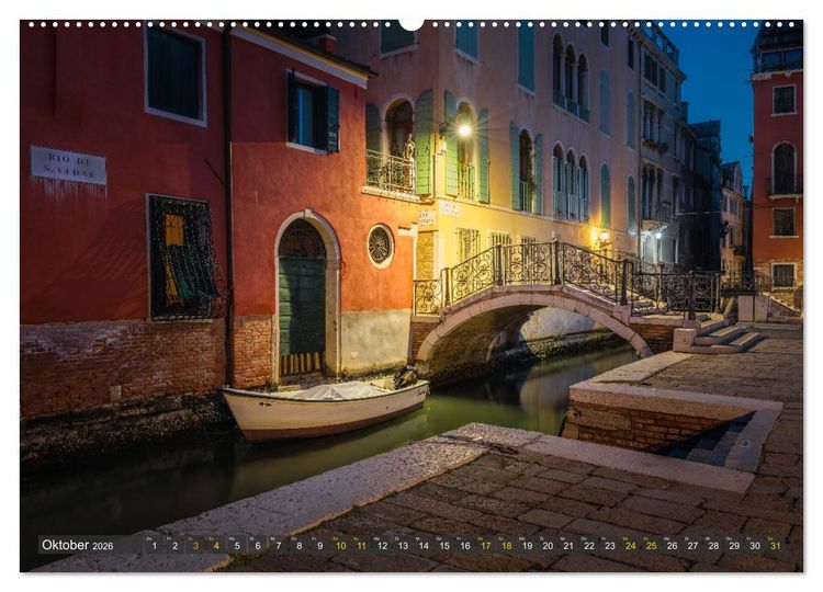 Produktbild: Malerisches Venedig (hochwertiger Premium Wandkalender 2026 DIN A2 quer), Kunstdruck in Hochglanz