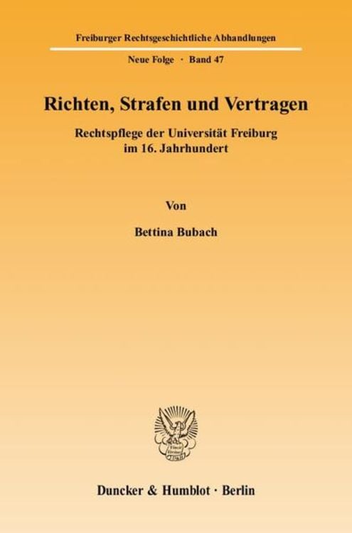 Produktbild: Richten, Strafen und Vertragen.