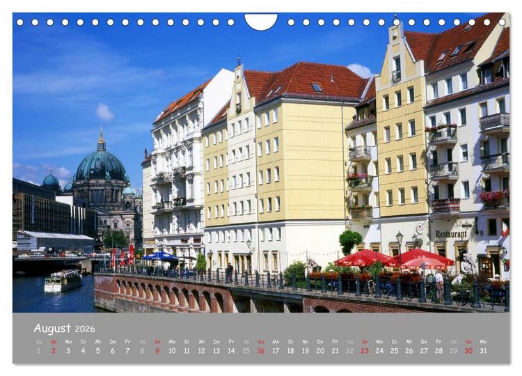 Produktbild: Weltstadt Berlin (Wandkalender 2026 DIN A4 quer), CALVENDO Monatskalender