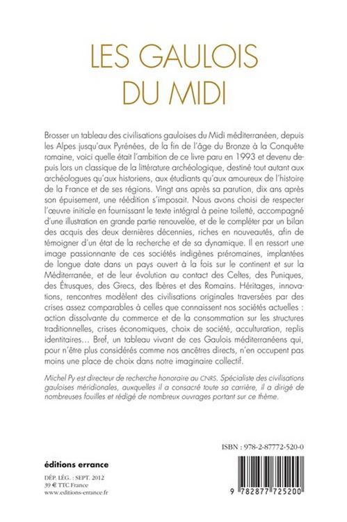 Produktbild: Les Gaulois du Midi; de la Fin de l Age du Bronze a la Conquete Romain
