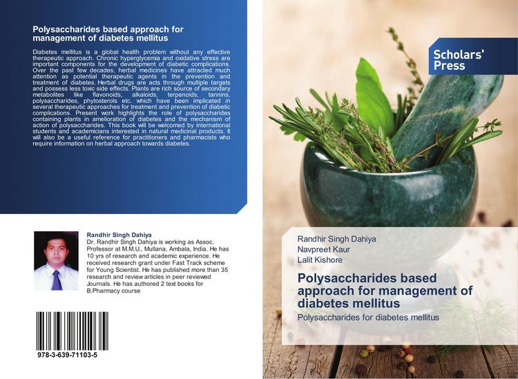 Produktbild: Polysaccharides based approach for management of diabetes mellitus