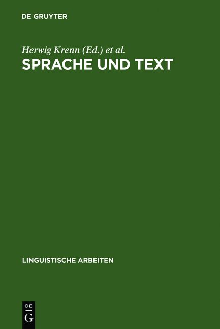 Produktbild: Sprache und Text