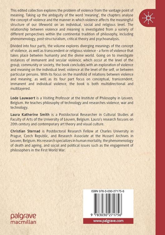 Produktbild: Violence and Meaning