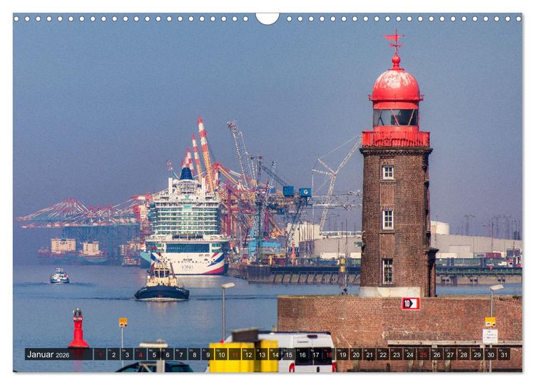 Produktbild: BREMERHAVEN Maritimes in der Seestadt (Wandkalender 2026 DIN A3 quer), CALVENDO Monatskalender