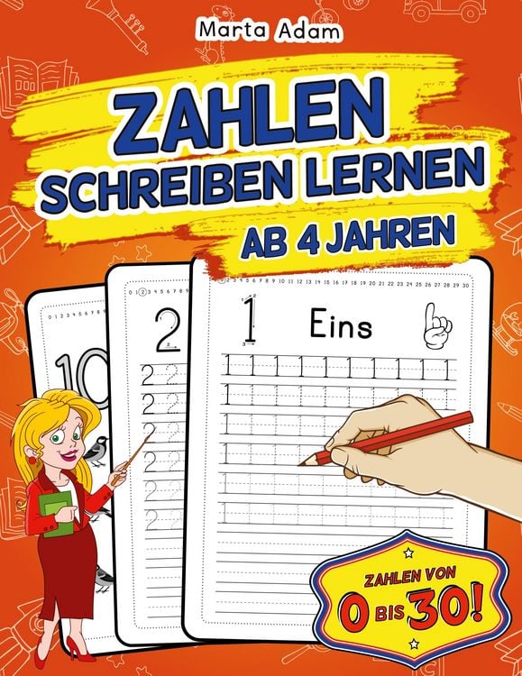 Produktbild: Zahlen Schreiben Lernen Ab 4 Jahren