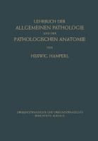 Produktbild: Lehrbuch der Allgemeinen Pathologie und der Pathologischen Anatomie
