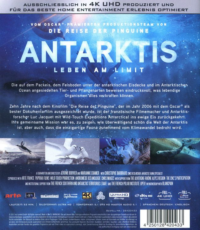 Produktbild: Antarktis - Leben am Limit (4K Ultra HD)