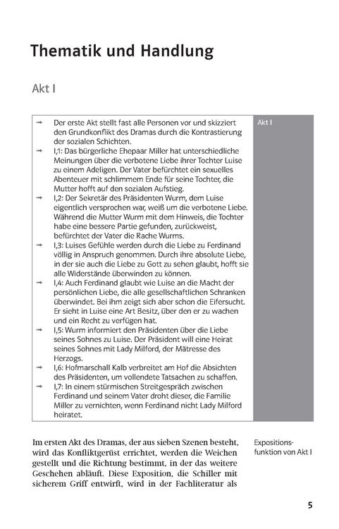 Produktbild: Lekt&uuml;rehilfen Friedrich Schiller 'Kabale und Liebe'